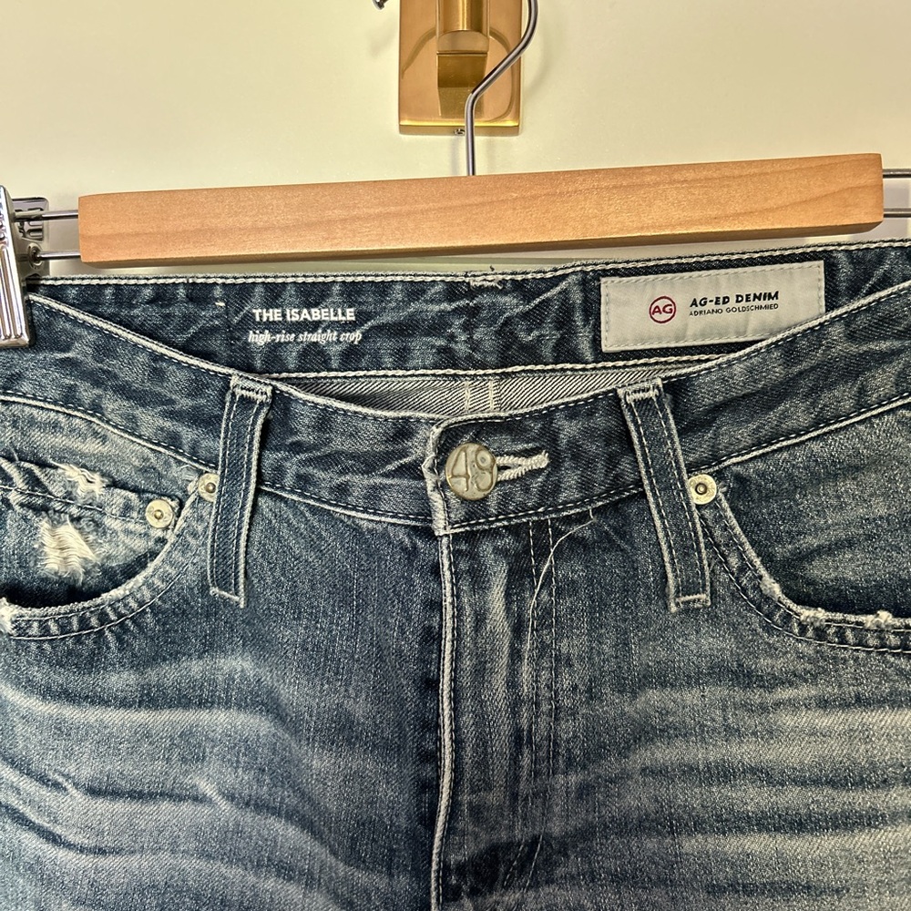 AG Isabelle High rise straight crop jeans - Picture 5 of 7
